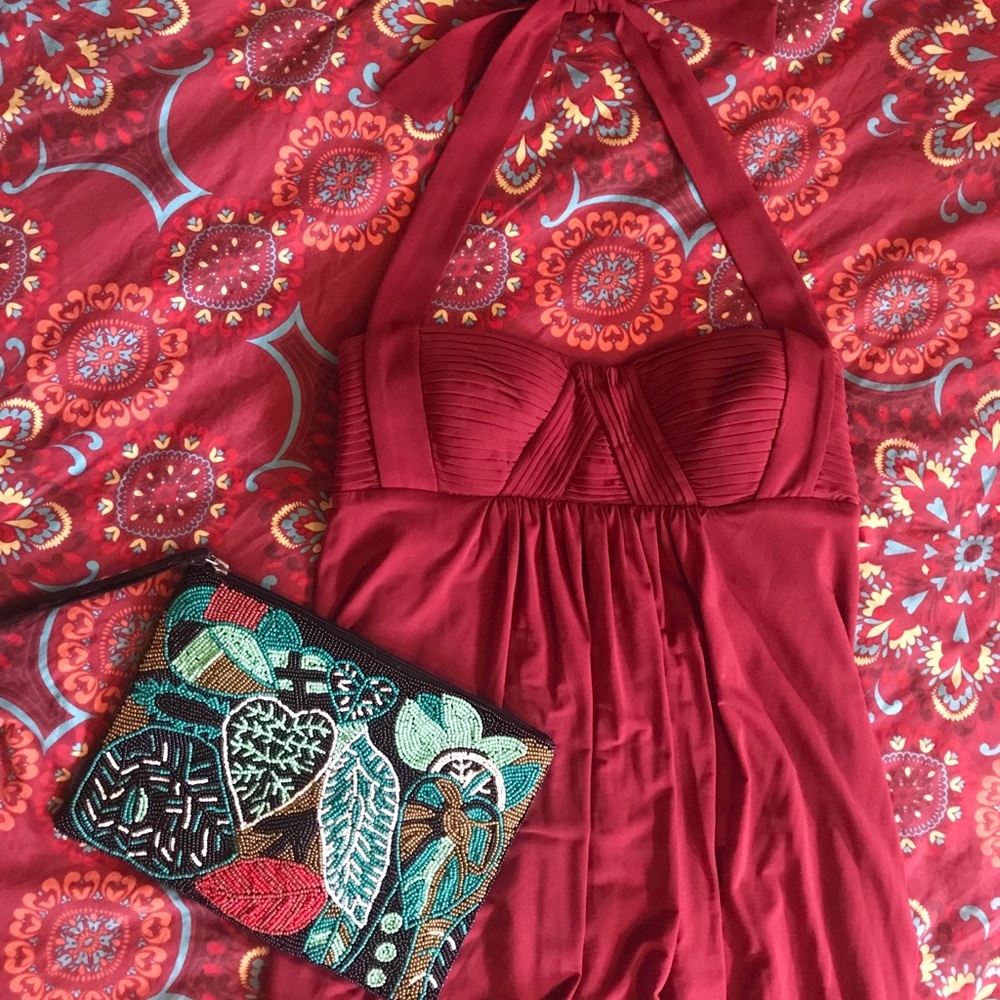 BCBG MaxAzria halter dress